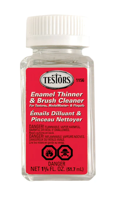 Testors Enamel Paint Thinner 1-3/4oz