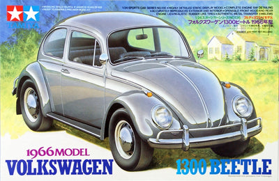 Tamiya 1966 Volkswagen Beetle 1:24 Scale Model Kit