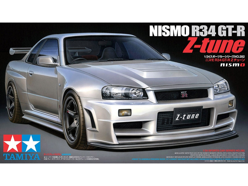 Tamiya Nismo R34 GT-R-Z-Tune 1:24 Scale Model Kit