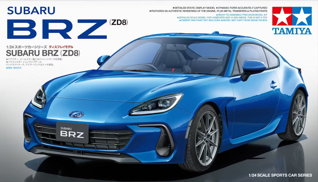 Tamiya Subaru BRZ (ZD8) 1:24 Scale Model Kit