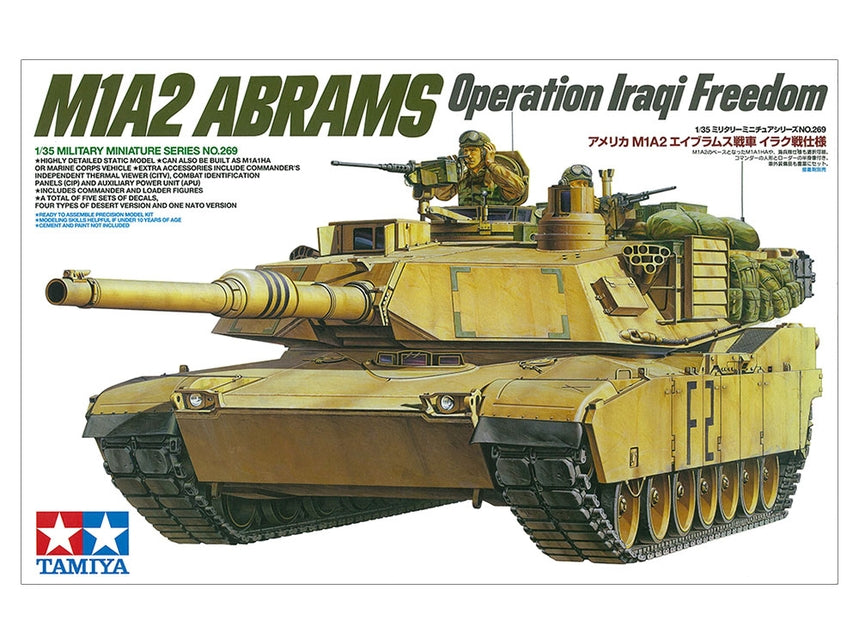 Tamiya M1A2 Abrams Iraqi Freedom 1/35 Scale Model Kit