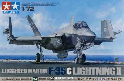 Tamiya F-35C Lightning II Fighter 1/72 Scale Model Kit