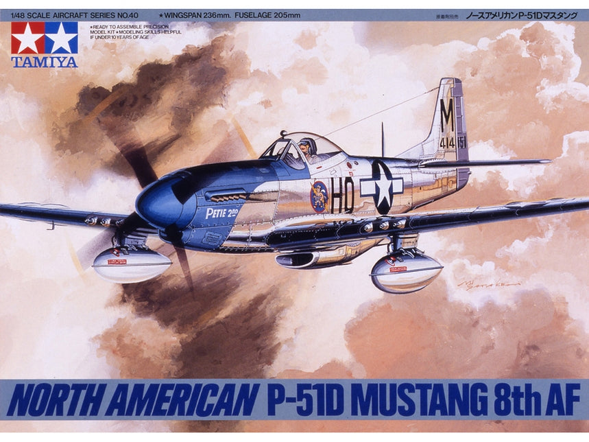 Tamiya P-51D Mustang 1/48 Scale Model Kit