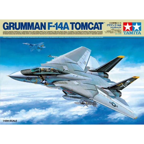 Tamiya F-14A Tomcat Fighter 1/48 Scale Model Kit