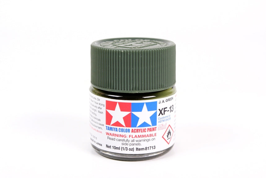 Tamiya Acrylic Mini XF13 J.A. Green 10ml Bottle