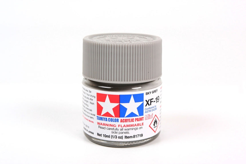 Tamiya Acrylic Mini XF19 Sky Grey 10ml Bottle