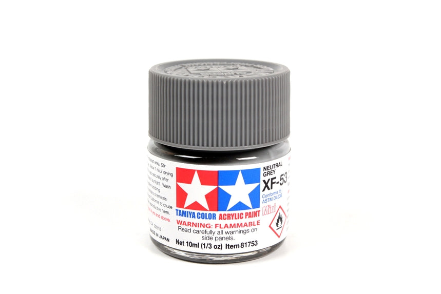 Tamiya Acrylic Mini XF53 Neutral Grey 10ml Bottle
