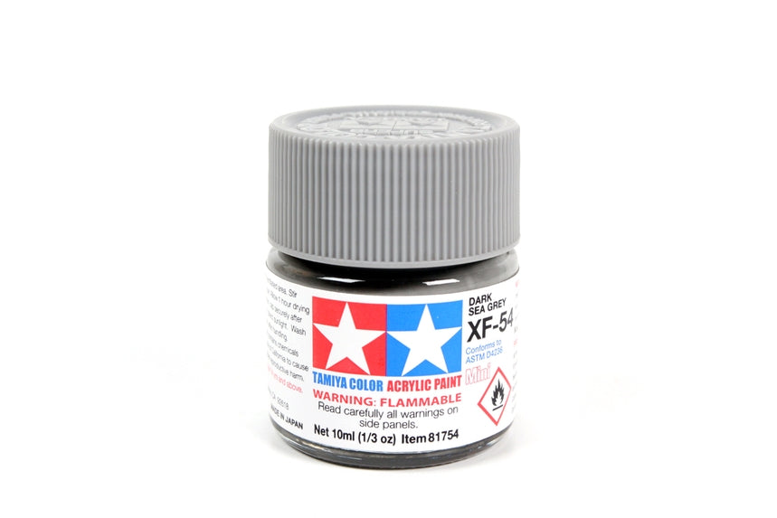 Tamiya Acrylic Mini XF54 Dark Sea Grey 10ml Bottle