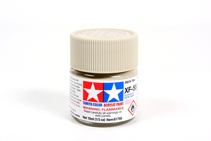 Tamiya Acrylic Mini XF55 Deck Tan 10ml Bottle