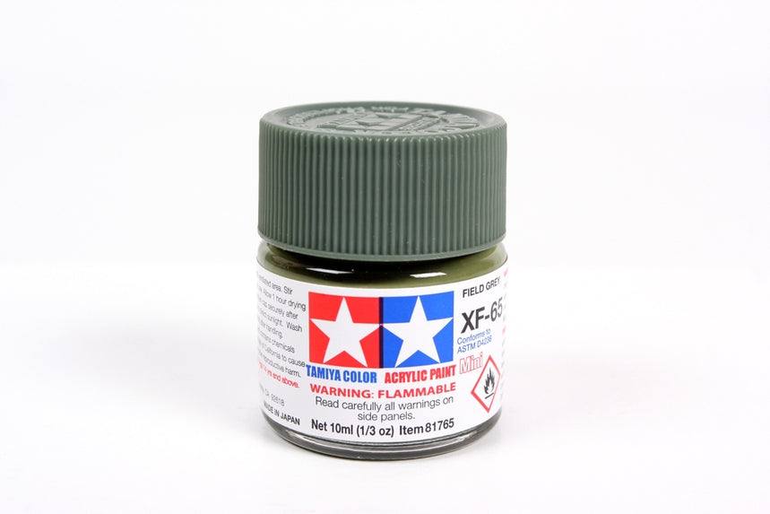 Tamiya Acrylic Mini XF65 Field Grey 10ml Bottle