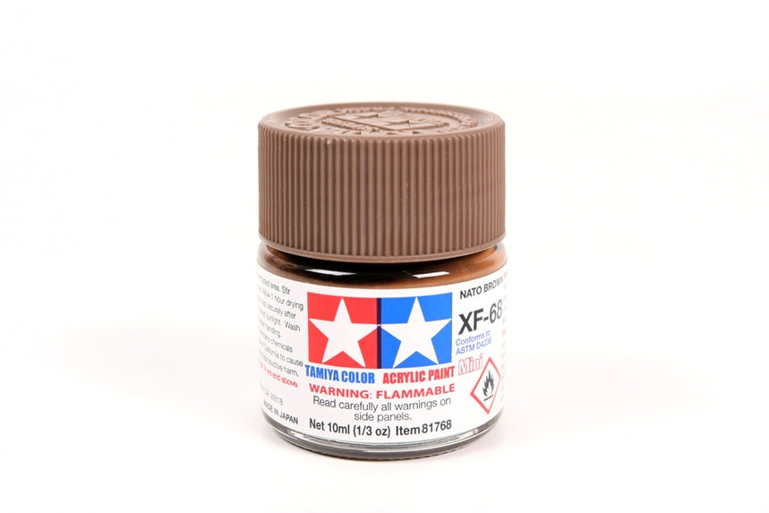 Tamiya Acrylic Mini XF68 NATO Brown 10ml Bottle