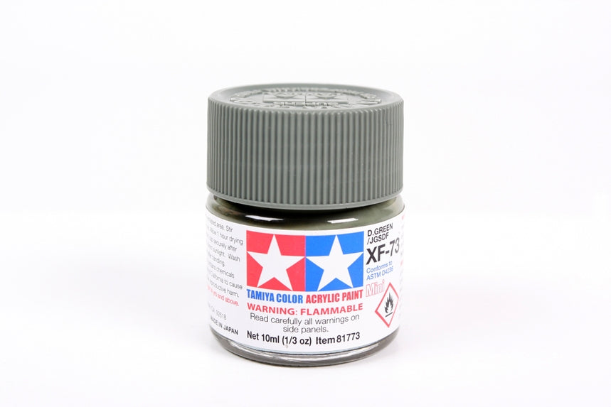Tamiya Acrylic Mini XF73 Dark Green 10ml Bottle