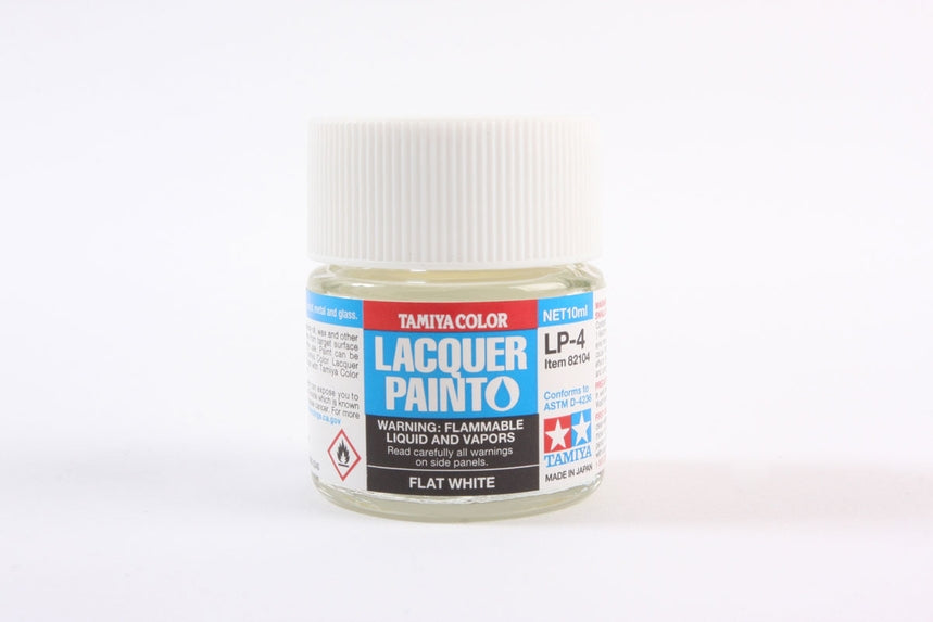 Tamiya Lacquer LP-4 Flat White 10ml Bottle