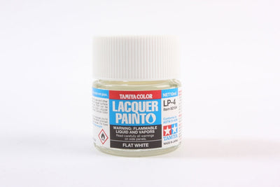 Tamiya Lacquer LP-4 Flat White 10ml Bottle