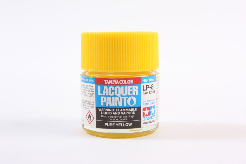 Tamiya Lacquer LP-8 Pure Yellow 10ml Bottle