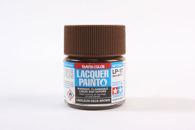 Tamiya Lacquer LP-17 Linoleum Deck Brown 10ml Bottle
