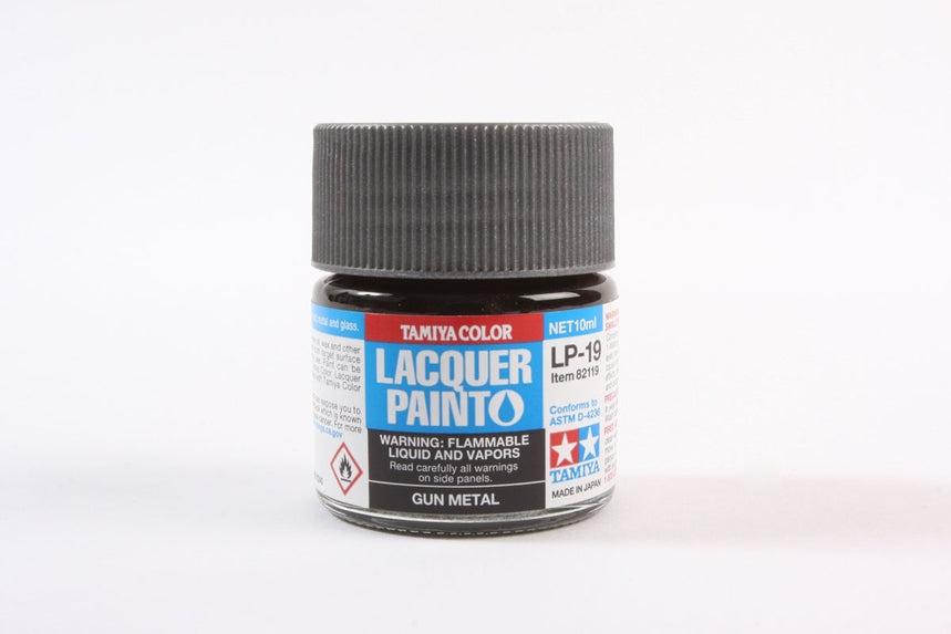 Tamiya Lacquer LP-19 Gun Metal 10ml Bottle
