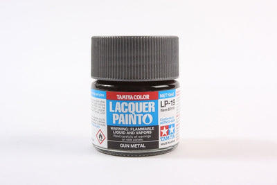 Tamiya Lacquer LP-19 Gun Metal 10ml Bottle