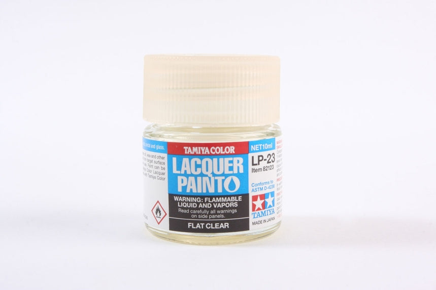 Tamiya Lacquer LP-23 Flat Clear 10ml Bottle