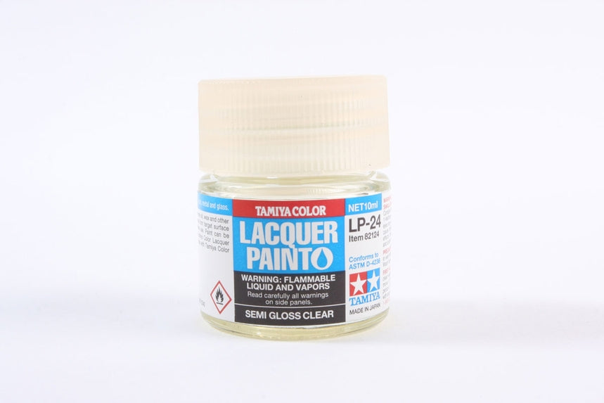 Tamiya Lacquer LP-24 Semi Gloss Clear 10ml Bottle