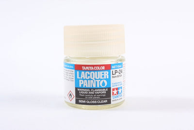 Tamiya Lacquer LP-24 Semi Gloss Clear 10ml Bottle