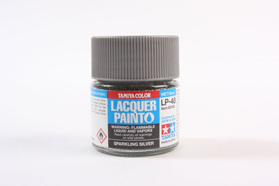 Tamiya Lacquer LP-48 Sparkling Silver 10ml Bottle