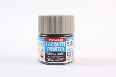 Tamiya Lacquer LP-63 Titanium Silver 10ml Bottle