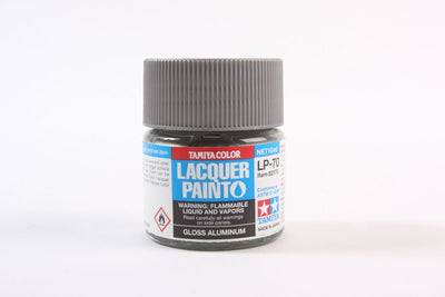 Tamiya Lacquer LP-70 Gloss Aluminum 10ml Bottle