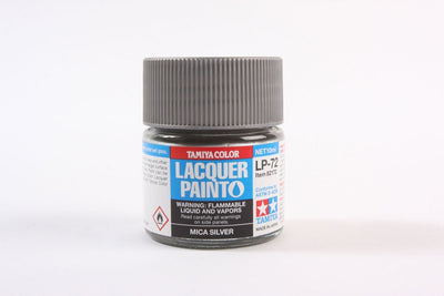 Tamiya Lacquer LP-72 Mica Silver 10ml Bottle