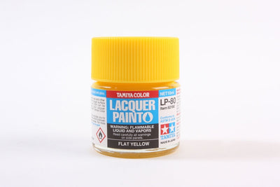 Tamiya Lacquer LP-80 Flat Yellow 10ml Bottle