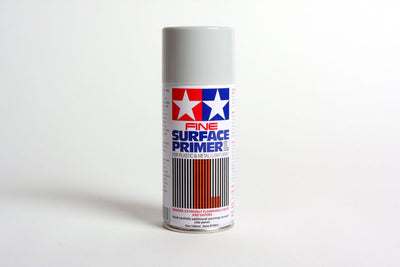 Tamiya Gray Fine Surface Primer L, 180 ml Spray Can