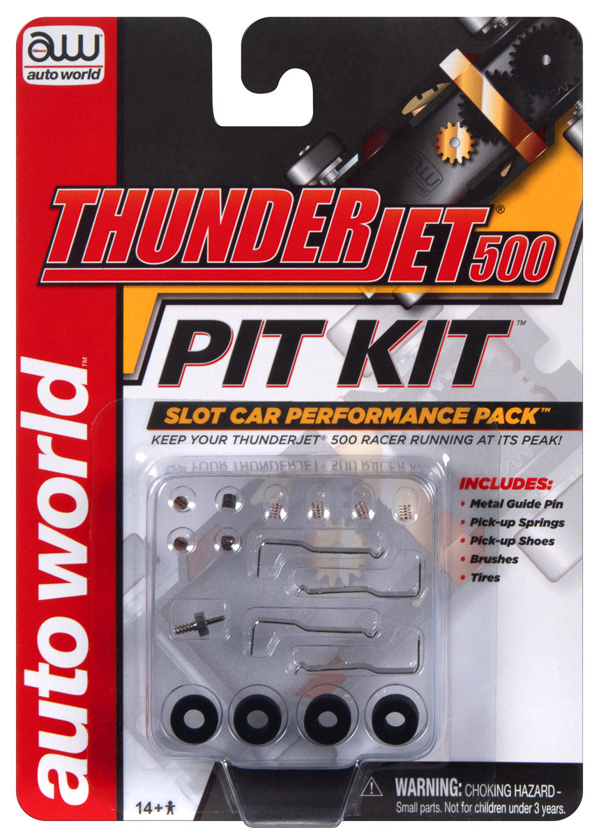 Auto World ThunderJet Pit Kit with Metal Guide Pin HO Scale