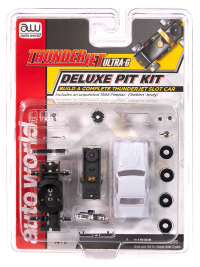 "PRE-ORDER" Auto World Thunderjet Deluxe Pit Kit (1968 Pontiac Firebird) HO Scale (DUE MAY 2025)