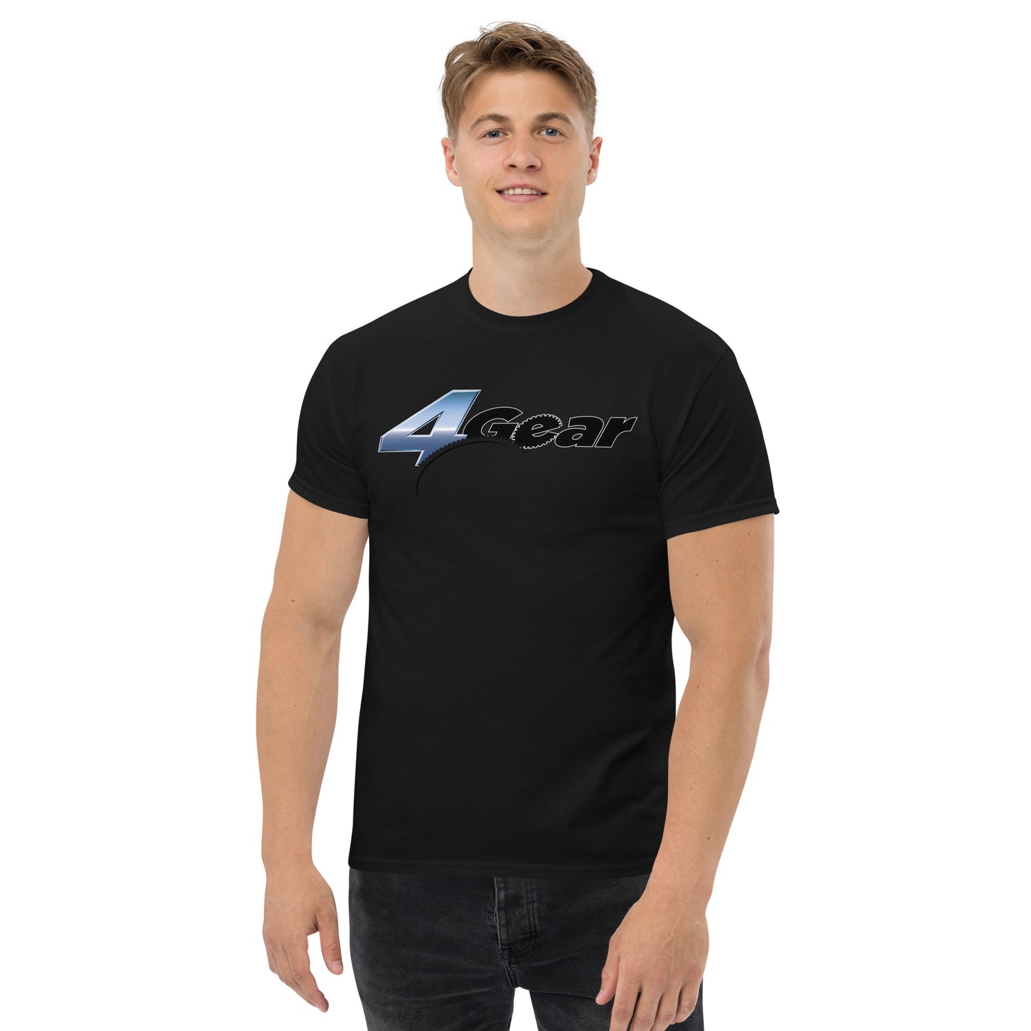 4GEAR LOGO PRINTED T-SHIRT (FRONT)