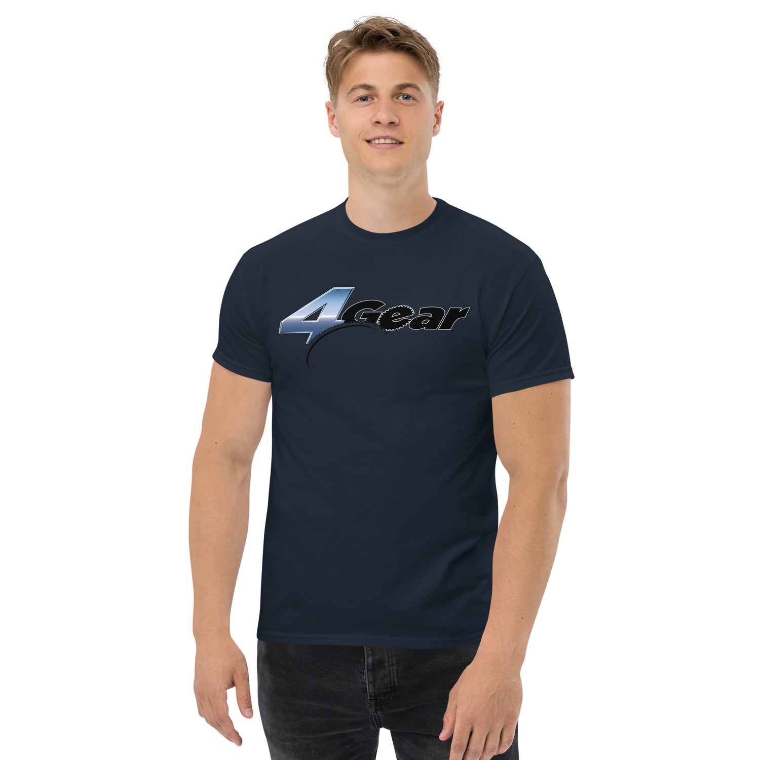 4GEAR LOGO PRINTED T-SHIRT (FRONT)