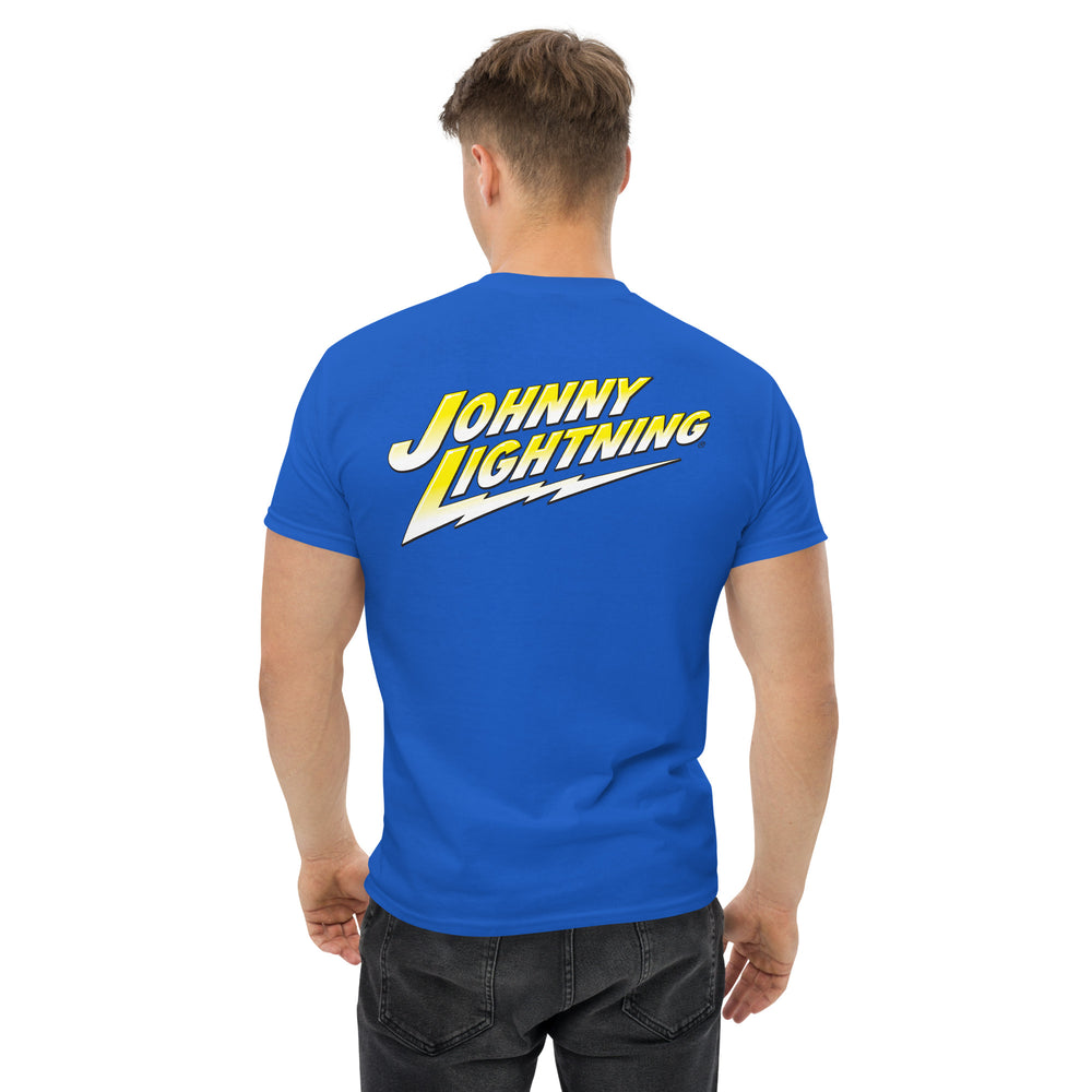 JOHNNY LIGHTNING LOGO PRINTED T-SHIRT (FRONT AND BACK)