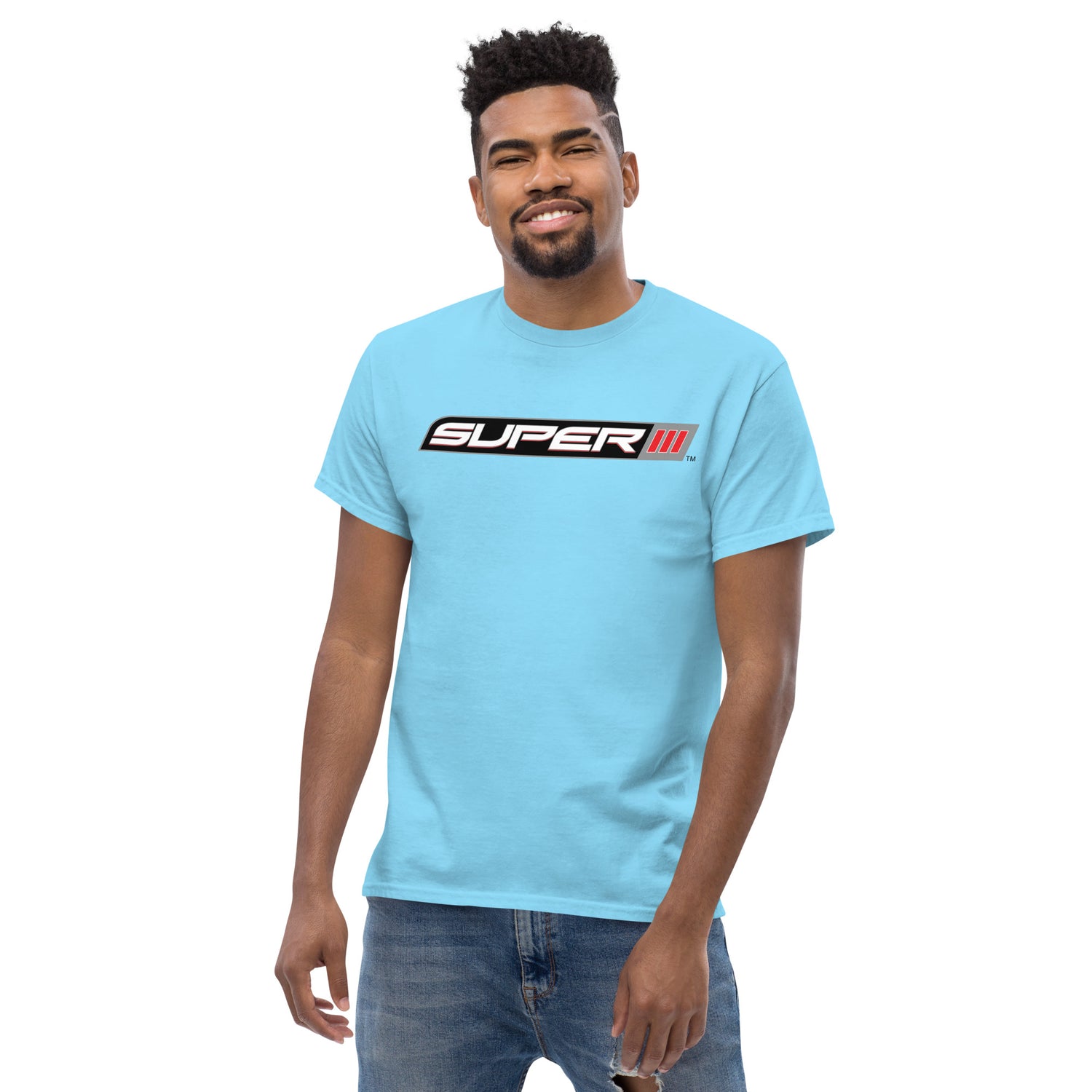 SUPER lll LOGO PRINTED T-SHIRT (FRONT)