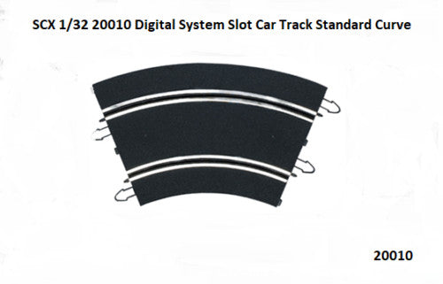 SCX Standard Curved (2) DS 1:32 Slot Car Track