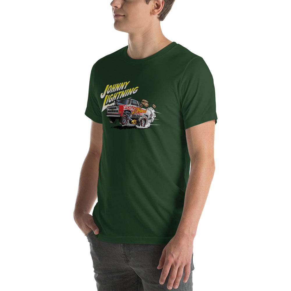 JOHNNY LIGHTNING SQUAREBODY ZINGERS DELIVERY T-SHIRT