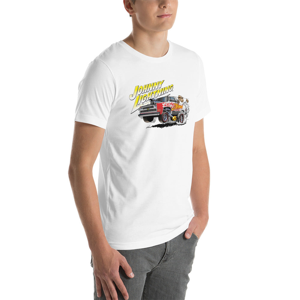 JOHNNY LIGHTNING SQUAREBODY ZINGERS DELIVERY T-SHIRT