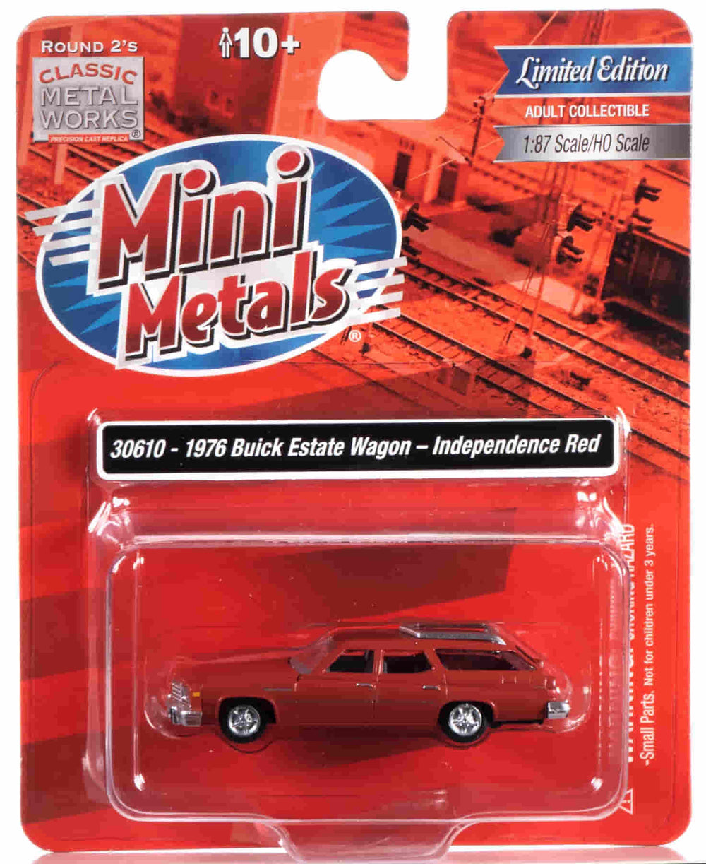 Classic Metal Works 1976 Buick Estate Wagon (Independence Red Poly) 1:87 HO Scale