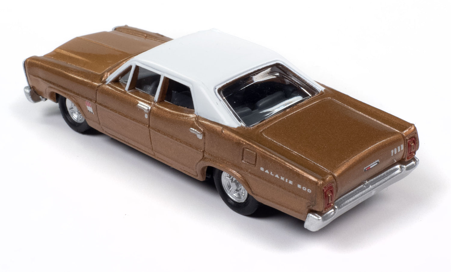 Classic Metal Works 1967 Ford Galaxie (Burnt Amber & White) 1:87 HO Scale