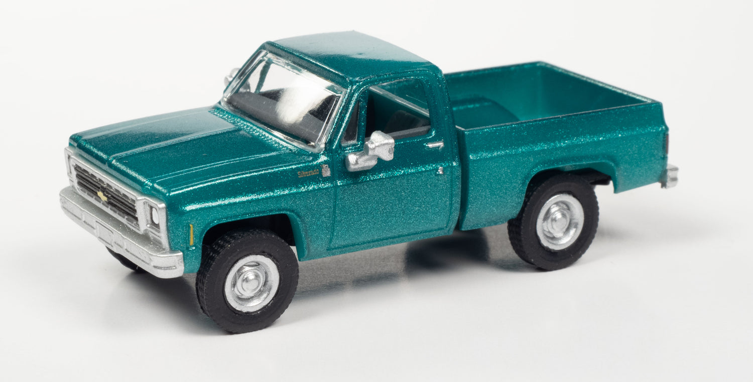 Classic Metal Works 1979 Chevy Pickup - Fleetside (Green Poly) 1:87 HO Scale