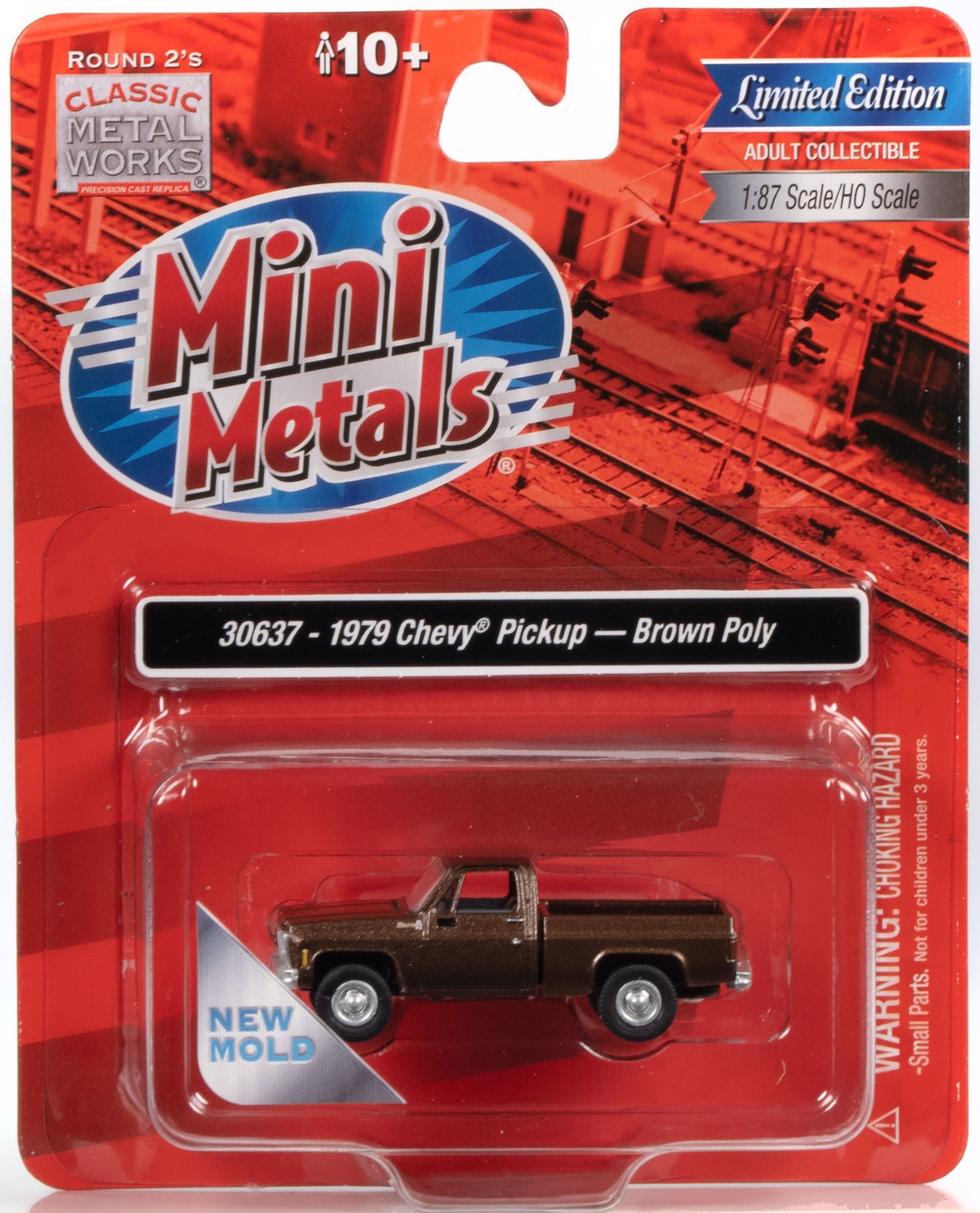 Classic Metal Works 1979 Chevy Pickup - Fleetside (Brown Poly) 1:87 HO Scale