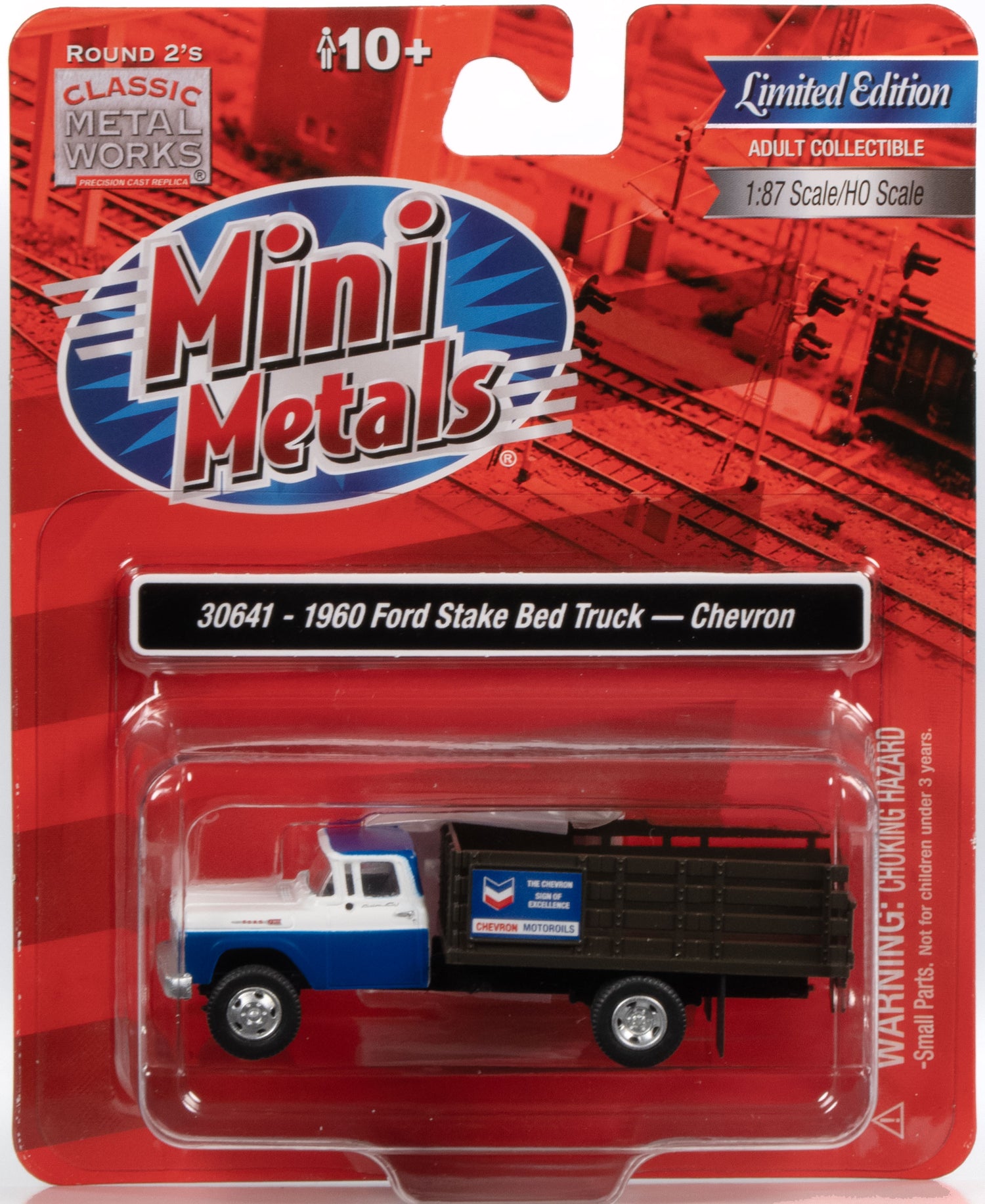 Classic Metal Works 1960 Ford Stakebed Truck Chevron 1:87 HO Scale