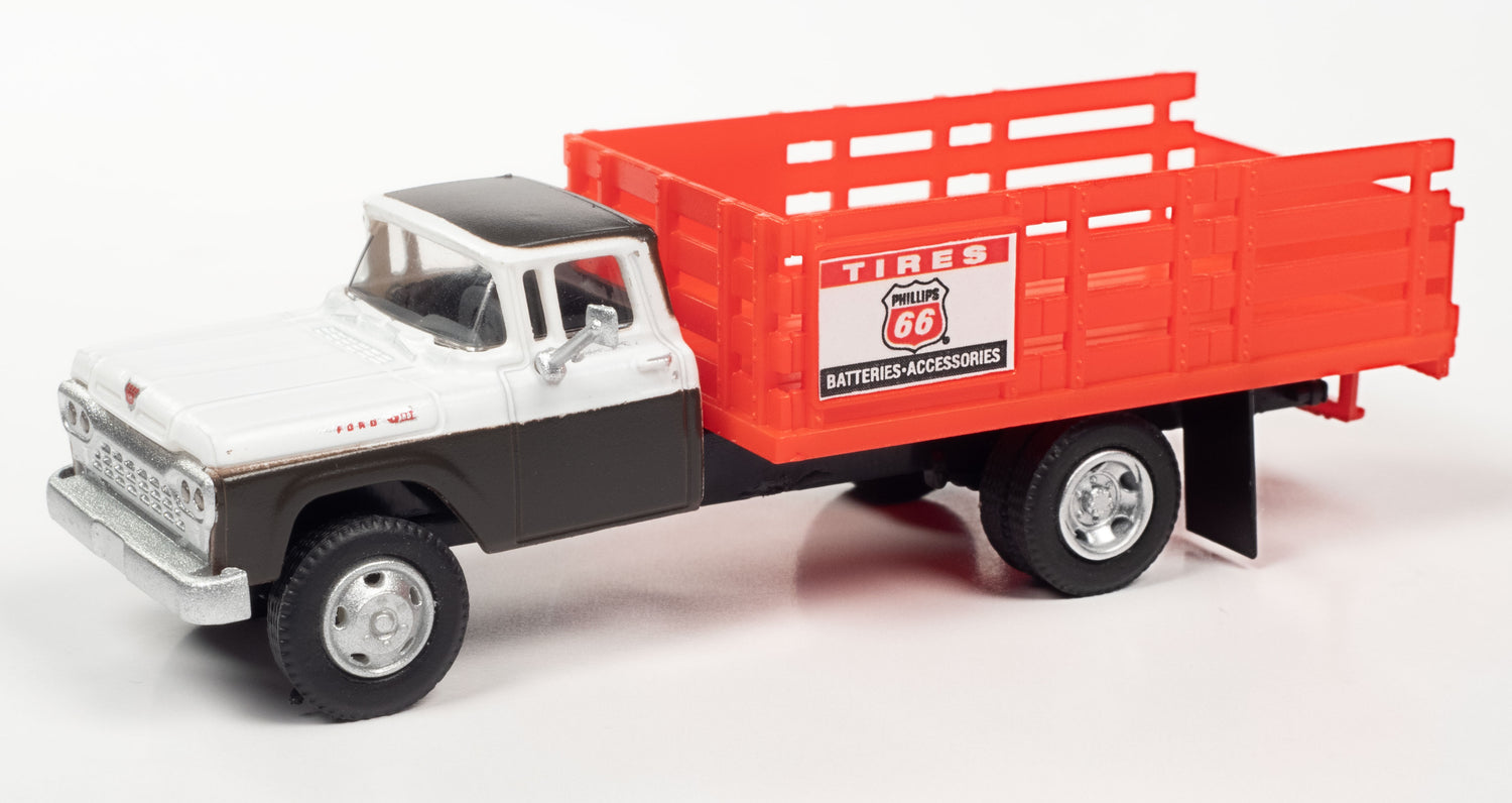 Classic Metal Works 1960 Ford Stakebed Truck Phillips 66 1:87 HO Scale