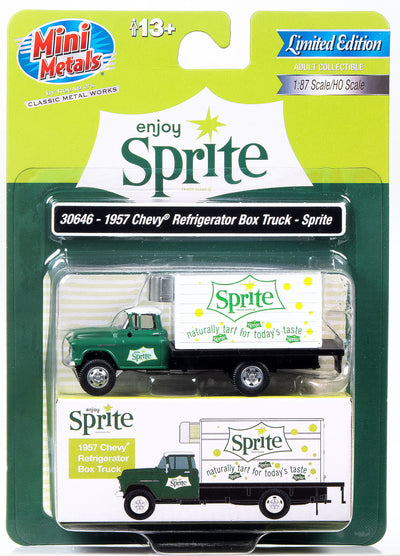 Classic Metal Works 1957 Chevy Refrigerated Box Truck (Sprite) 1:87 HO Scale