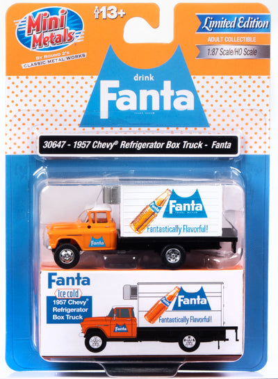 Classic Metal Works 1957 Chevy Refrigerated Box Truck (Fanta) 1:87 HO Scale