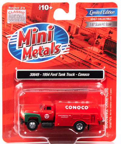 Classic Metal Works 1954 Ford Tanker Truck (Conoco) 1:87 HO Scale