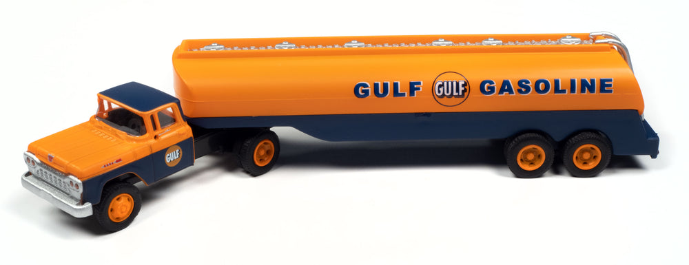 Classic Metal Works 1960 Ford Tractor w/Tanker Trailer (Gulf Oil) 1:87 HO Scale